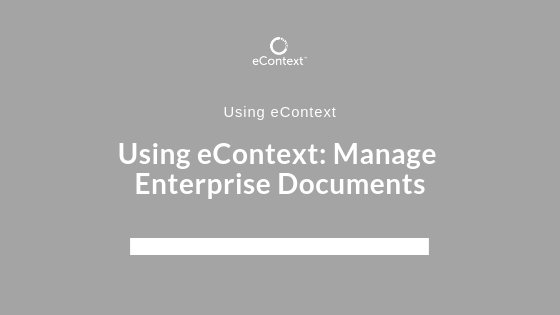 manage enterprise documents