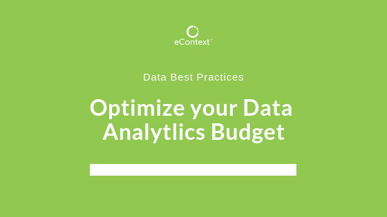 data analytics budget